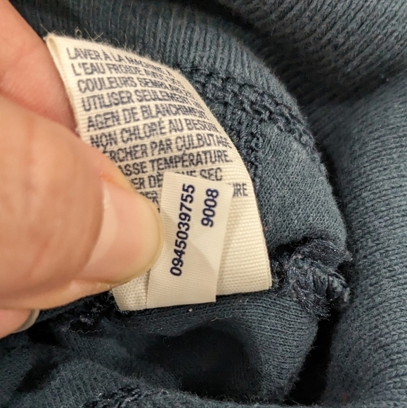 American Eagle Outfitters Men Vintage Retro Fit Dark Blue Sweatshirt Full Zip S - Picture 11 of 11